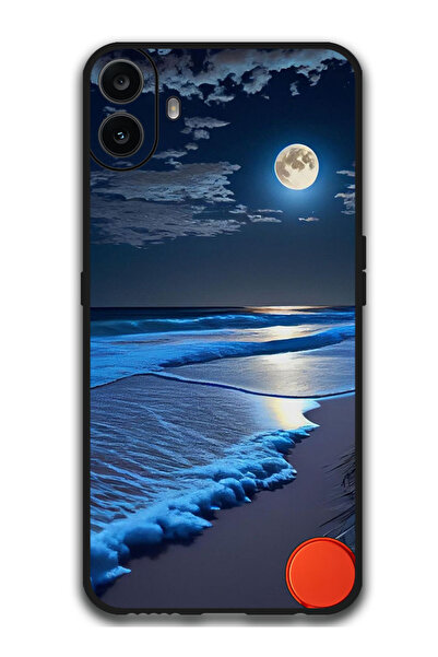 Theodor جراب واقٍ مضاد للخدش والصدمات لهاتف CMF Phone 1 Waves And Moon