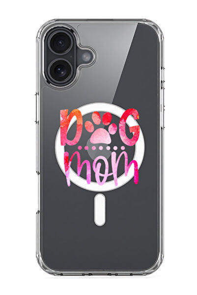 Theodor جراب ماج سيف متوافق مع آيفون 16، غطاء ممتص للصدمات للهاتف - كلب مع فقاعة