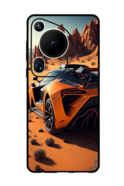 Theodor غطاء حماية مضاد للخدش والصدمات لهاتف هواوي بيورا 70 ألترا، سيارة في ا...