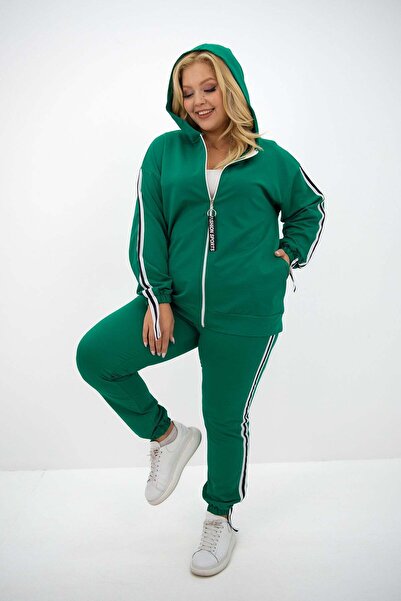 Bigsize Trening dama marimi mari cu fermoar 8136