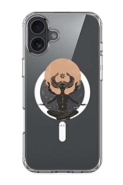 Theodor جراب ماج سيف متوافق مع آيفون 16، غطاء ممتص للصدمات للهاتف - السرطان