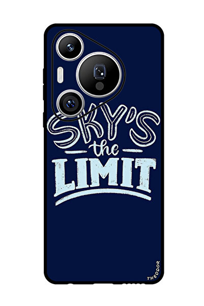 Theodor جراب واقٍ مضاد للخدش والصدمات لهاتف هواوي بيورا 70 برو، السماء هي الحد