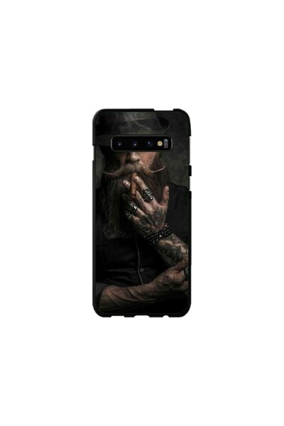 Atlas Εξατομικευμένη θήκη Samsung Galaxy S10 Plus, Beard Man, πολύχρωμη, S1D1...