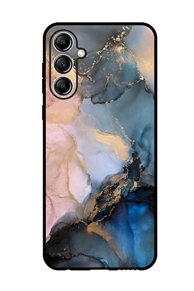 Theodor جراب واقٍ مضاد للخدش والصدمات لهاتف Samsung Galaxy M15 بلون رخامي ملو...