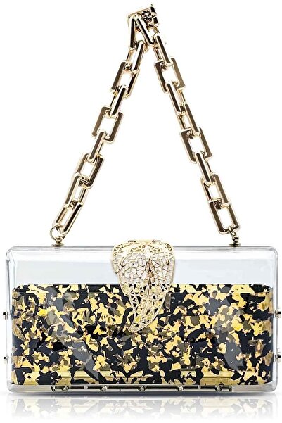 OEM Women's handbag, 20x4x11 cm, animal print