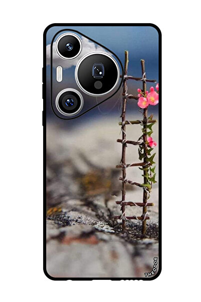 Theodor جراب واقٍ مضاد للخدش والصدمات لهاتف Huawei Pura 70 Pro Cloud مع درج