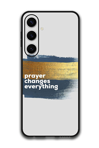 Theodor جراب واقٍ مضاد للخدش والصدمات لهاتف Samsung Galaxy S24 FE Prayer