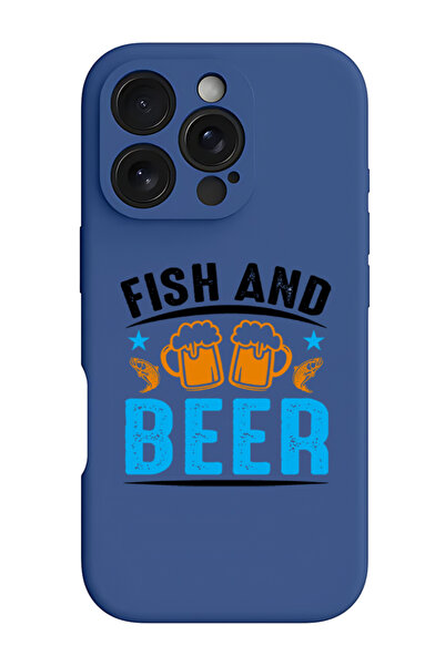 Theodor غطاء حماية سيليكون سائل مقاوم للصدمات لهاتف iPhone 16 Pro Max أزرق - ...