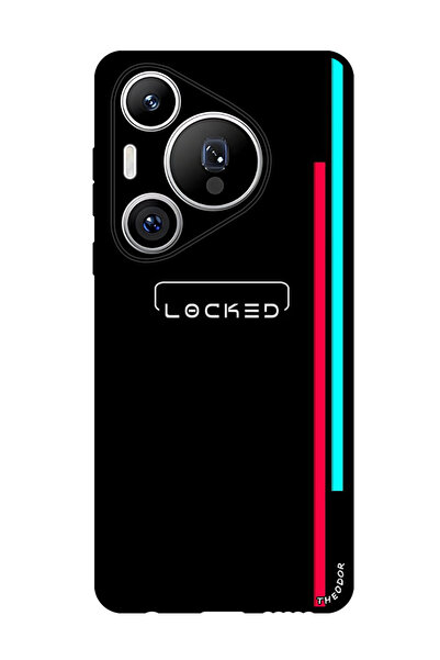 Theodor جراب واقٍ مضاد للخدش والصدمات لهاتف هواوي بيورا 70 برو بلس مقفل