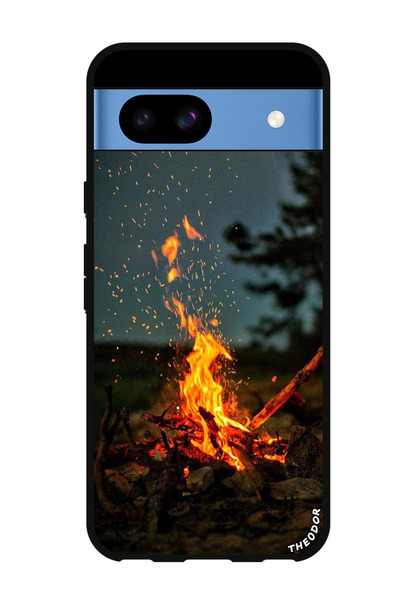 Theodor جراب واقٍ مضاد للخدش والصدمات لهاتف Google Pixel 8a Bonefire