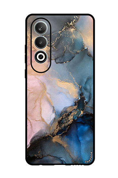 Theodor جراب واقٍ مضاد للخدش والصدمات لهاتف OnePlus Nord CE 4 بلون رخامي ملون...