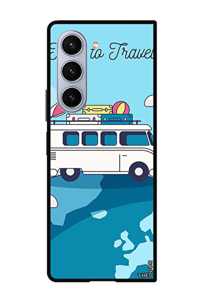 Theodor جراب واقٍ مضاد للخدش والصدمات لهاتف Samsung Galaxy Z Fold 6 وقت السفر