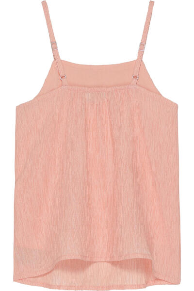 Calvin Klein CRINKLE STRAP TOP Kadın Pembe T-Shirt
