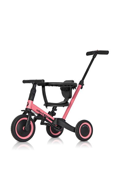 Colibro 5-in-1 tricycle with handlebar, convertible into a TREMIX UP bicycle up to 25 kg, Rose