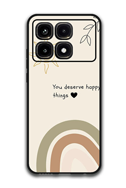 Theodor جراب واقٍ مضاد للخدش والصدمات لهاتف Xiaomi Redmi K70 Ultra أشياء سعيدة