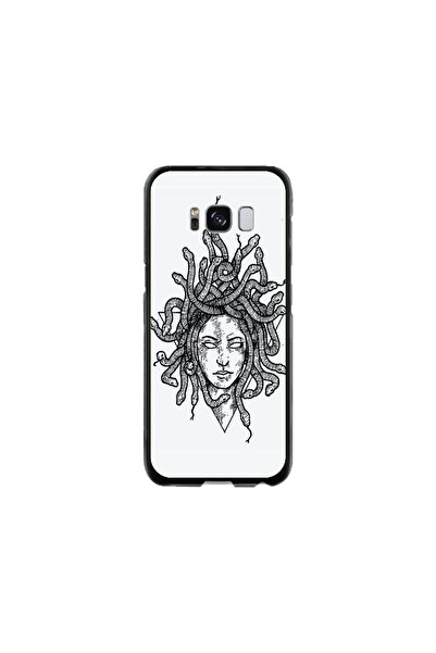 Atlas Husa personalizata si Folie de Silicon Samsung Galaxy S8 Plus, Medusa #...