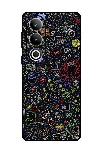 Theodor جراب واقٍ مضاد للخدش والصدمات لهاتف OnePlus Ace 3V أشياء عشوائية