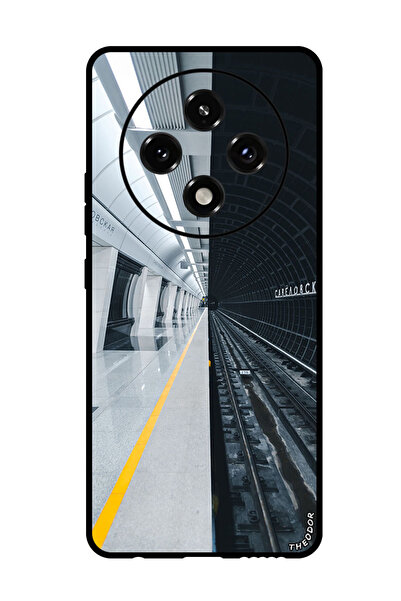 Theodor جراب واقٍ مضاد للخدش والصدمات لهاتف Oppo A3 Pro subway_station_tunnel