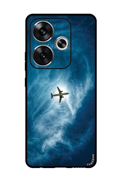 Theodor جراب واقٍ مضاد للخدش والصدمات لهاتف Xiaomi Redmi Turbo 3، طائرة في ال...