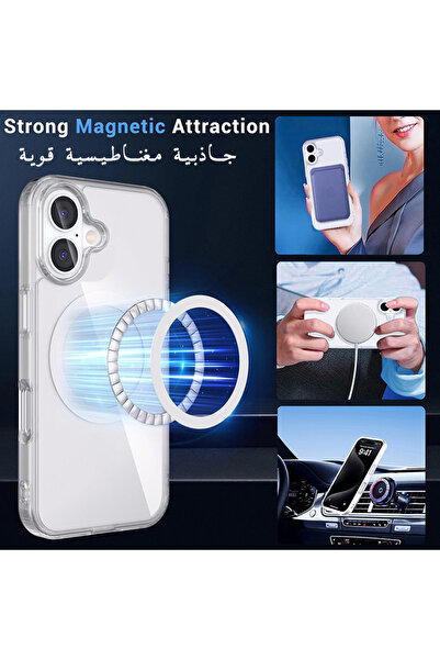 Theodor iPhone 16 Plus Magsafe Case for iPhone Shockproof Phone Bumper Cover - Work like a Captain