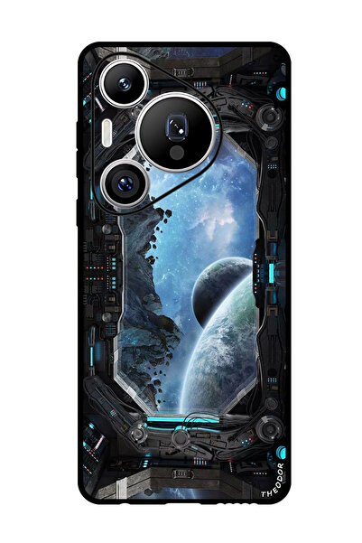 Theodor جراب واقٍ مضاد للخدش والصدمات لهاتف هواوي بيورا 70 سبيس فيو