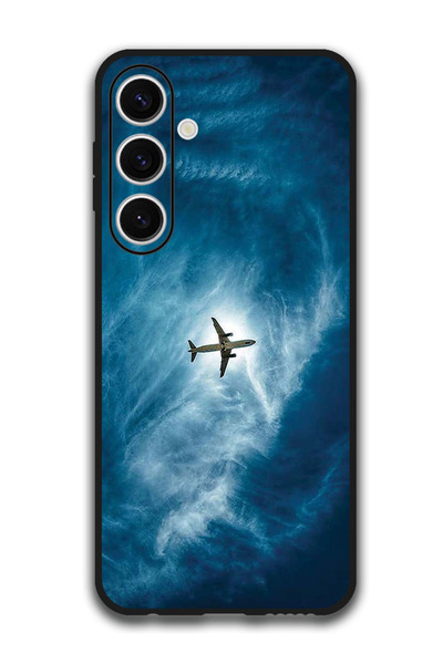 Theodor جراب واقٍ مضاد للخدش والصدمات لهاتف Samsung Galaxy S24 FE، طائرة في ا...