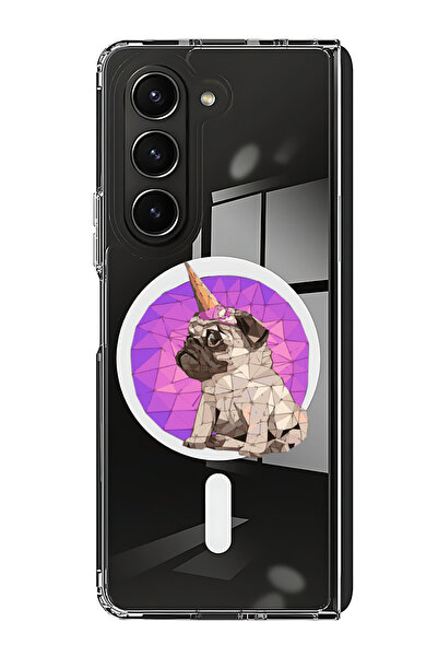 Theodor غلاف لهاتف Samsung Galaxy Z Fold 6 متوافق مع MagSafe، غطاء ممتص للصدم...