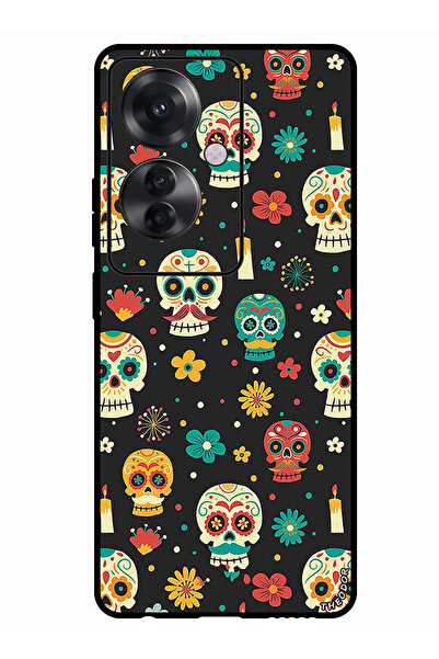 Theodor جراب واقٍ مضاد للخدش والصدمات لهاتف Oppo F25 Pro بأنماط هيكلية