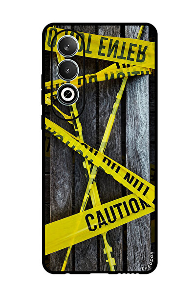 Theodor Protective Case For OnePlus Nord CE 4 barricade_tape_tape_yellow