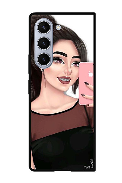 Theodor جراب واقٍ مضاد للخدش والصدمات لهاتف Samsung Galaxy Z Fold 6 لالتقاط ص...