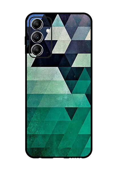 Theodor جراب واقٍ مضاد للخدش والصدمات لهاتف Samsung Galaxy A35 مثلث اللون البحري