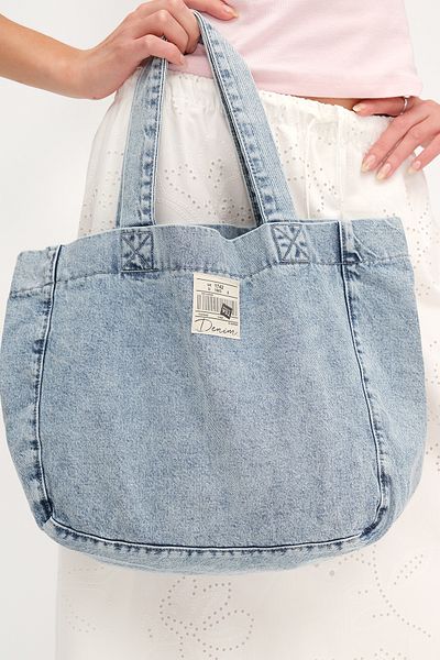 Addax Denim Tote Bag Ç5005