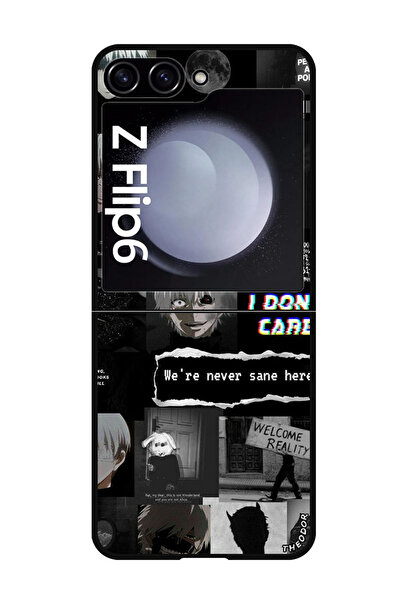 Theodor جراب حماية لهاتف Samsung Galaxy Z Flip 6 - نحن لسنا عاقلين هنا أبدًا