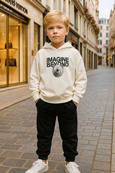 kidsense Teddy Bear Designed Boy's Hooded Suit