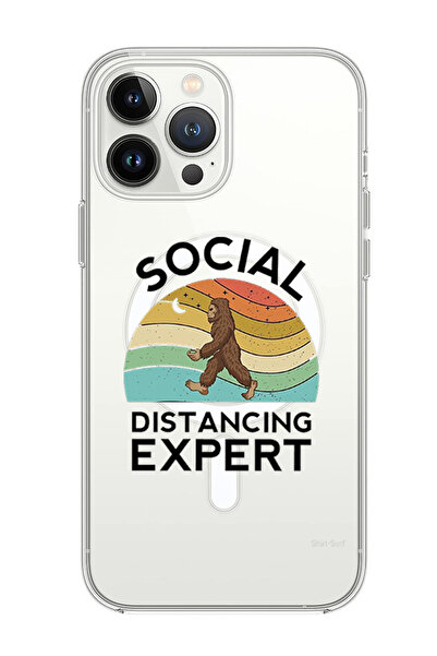 Theodor غلاف لهاتف iPhone 13 Pro Max متوافق مع MagSafe، غطاء مقاوم للصدمات مع مراعاة التباعد الاجتماعي