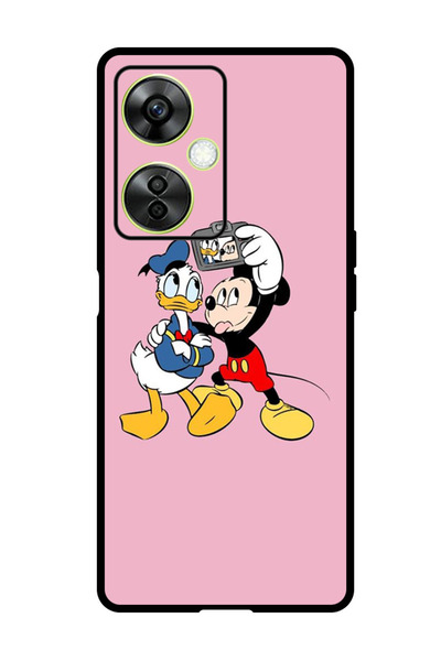 Theodor جراب واقٍ مضاد للخدش والصدمات لهاتف OnePlus Nord N30 ميكي دونالد سيلفي