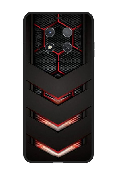 Theodor جراب واقٍ مضاد للخدش والصدمات لهاتف هواوي إنجوي 60X باللونين الأحمر و...