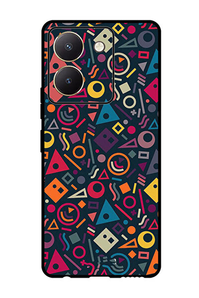 Theodor جراب واقٍ مضاد للخدش والصدمات لهاتف Vivo Y27s بتصميم رسومات خربشات