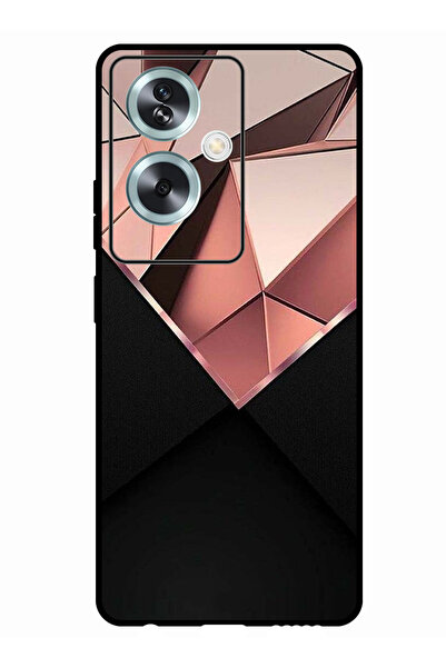 Theodor جراب واقٍ مضاد للخدش والصدمات لهاتف Oppo A2 باللون الوردي الماسي (1)