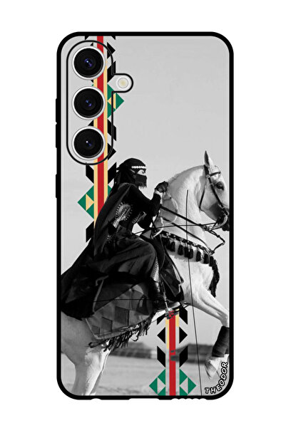 Theodor جراب واقٍ مضاد للخدش والصدمات لهاتف Samsung Galaxy S24 Plus ركوب الخيل