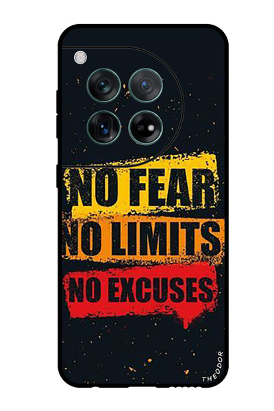 Theodor جراب واقٍ مضاد للخدش والصدمات لهاتف OnePlus 12، لا خوف ولا حدود