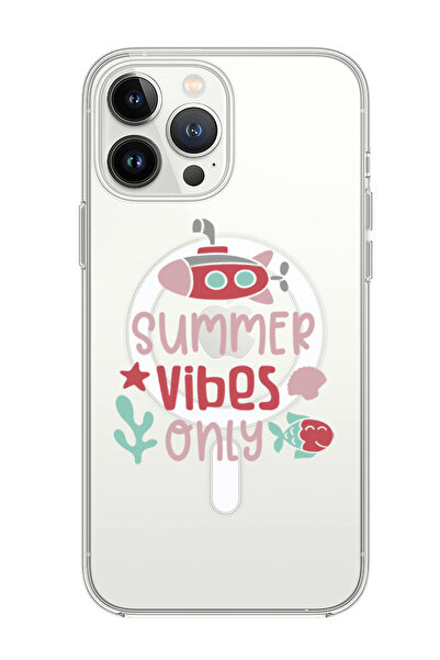 Theodor غلاف لهاتف iPhone 13 Pro Max متوافق مع MagSafe، جراب مقاوم للصدمات، مناسب لأجواء الصيف فقط