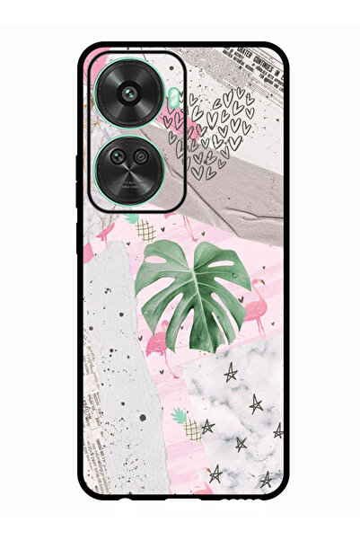 Theodor جراب واقٍ مضاد للخدش والصدمات لهاتف هواوي نوفا 11 إس إي بنقشة أوراق القلب