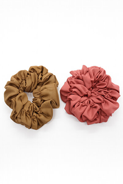 MakeWell 2'li Renk Renk Saten Simit Toka Setleri