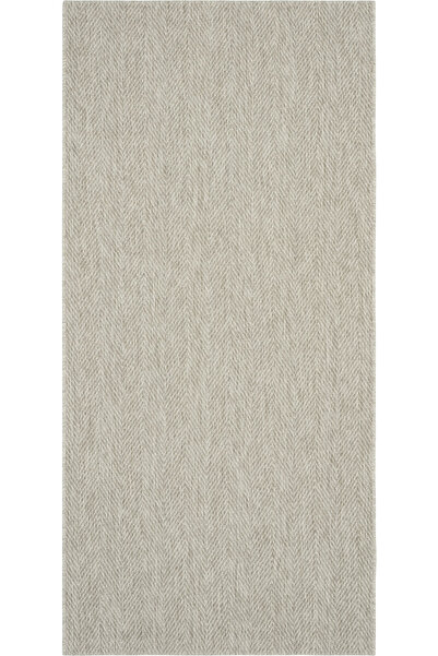 Cool Halı Milano Gri İnce Mutfak Halısı Hasır Dokulu Kolay Temizlenen Leke Tu...