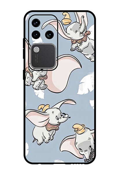 Theodor جراب واقٍ مضاد للخدش والصدمات لهاتف Vivo S18 Pro بتصميم فيل صغير طائر