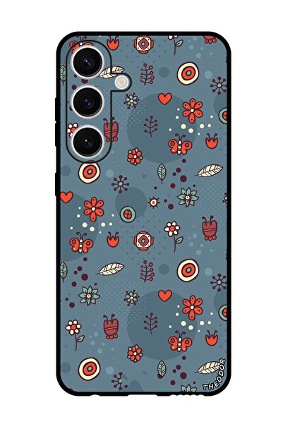 Theodor جراب واقٍ مضاد للخدش والصدمات لهاتف Samsung Galaxy S24 Plus بأوراق وأ...