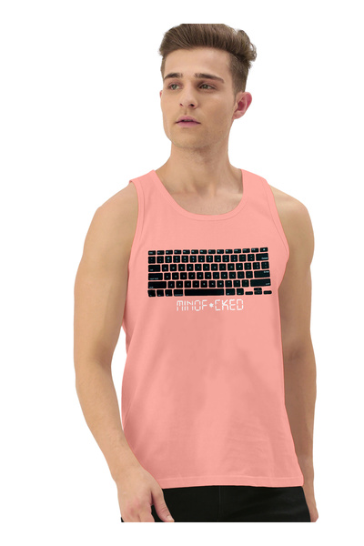 LAUREN SMITH Men’s 100% Cotton Sleeveless Sports T-Shirt – Casual, Gym & Summer Essential