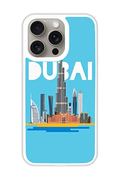 Theodor غطاء حماية لهاتف أبل آيفون 15 برو دبي 1 (مصد أبيض)