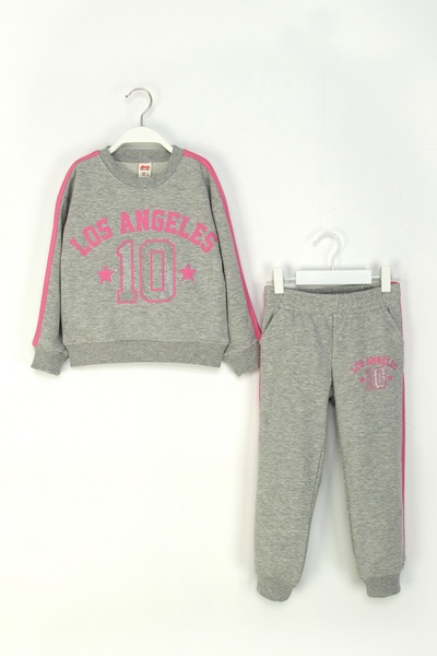 DMB BOYS & GIRLS Girl's Starry Stone Tracksuit Set with Elastic Waist and Legs, Comfortable Fit Set